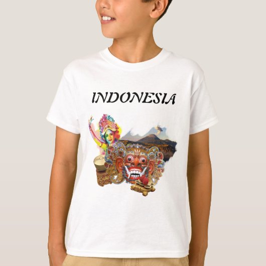 Indonesische Java Dance en schattige T-Shirt-Kinde T-shirt (Voorkant)
