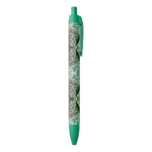 Indonesische pauw veren patroon pen
