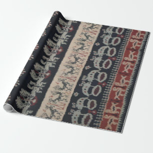 Indonesische stam Ikat Textiles Weavings Indonesia Cadeaupapier