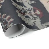 Indonesische stam Ikat Textiles Weavings Indonesia Cadeaupapier (Rol Hoek)