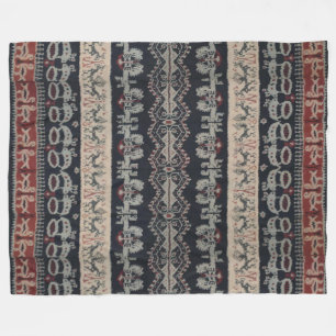 Indonesische stam Ikat Textiles Weavings Indonesia Fleece Deken