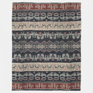 Indonesische stam Ikat Textiles Weavings Indonesia Fleece Deken
