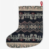 Indonesische stam Ikat Textiles Weavings Indonesia Grote Kerstsok (Achterkant)