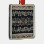 Indonesische stam Ikat Textiles Weavings Indonesia Metalen Ornament (Rechts)