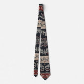 Indonesische stam Ikat Textiles Weavings Indonesia Stropdas (Achterkant)