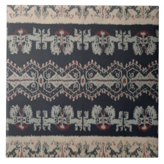 Indonesische stam Ikat Textiles Weavings Indonesia Tegeltje