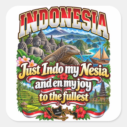 Indonesische sticker (Voorkant)