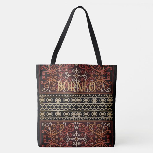 Indonesische Vintage, Borneo Cultuur Tas (Voorkant)