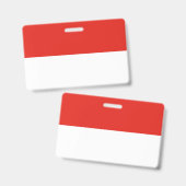 Indonesische vlag badge (Voor- en achterkant)