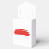 Indonesische vlag bedankdoosjes (Geopend)