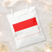 Indonesische vlag bedankzakje (Geknipt)