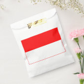 Indonesische vlag bedankzakje (Gezegeld)