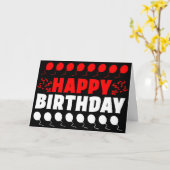 Indonesische vlag Birthday Kaart (Gele Bloem)