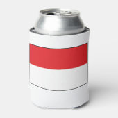 Indonesische vlag blikjeskoeler (Blikje Voorkant)