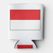 Indonesische vlag blikjeskoeler (Voorkant)