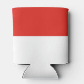 Indonesische vlag blikjeskoeler (Achterkant)