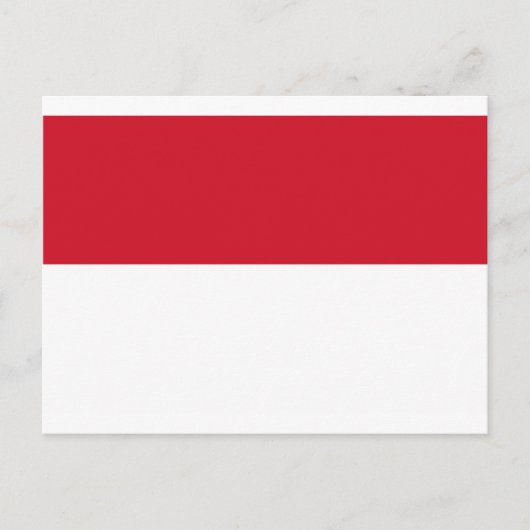 Indonesische vlag briefkaart (Voorkant)