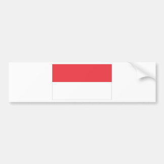 Indonesische vlag bumpersticker