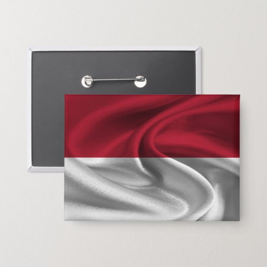 Indonesische vlag Button (Voorkant / Achterkant)