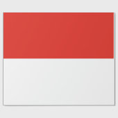 Indonesische vlag cadeaupapier (Vlak)