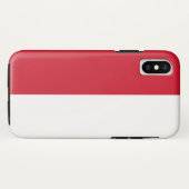 Indonesische vlag Case-Mate iPhone case (Achterkant (horizontaal))