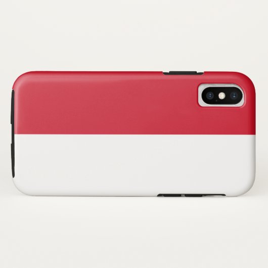 Indonesische vlag Case-Mate iPhone case (Achterkant (horizontaal))