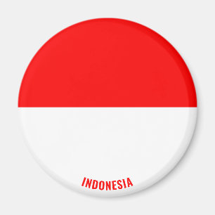 Indonesische vlag charmant patriotticum magneet
