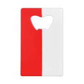 Indonesische vlag creditkaart flessenopener (Achterkant)