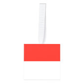 Indonesische vlag decoratie (Voorkant)