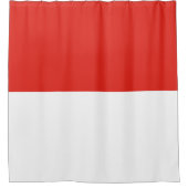 Indonesische vlag douchegordijn (Voorkant)