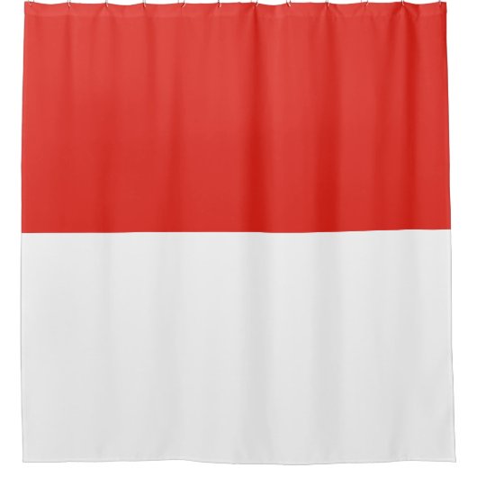 Indonesische vlag douchegordijn (Voorkant)