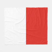 Indonesische vlag fleece deken (Voorkant (Horizontaal))