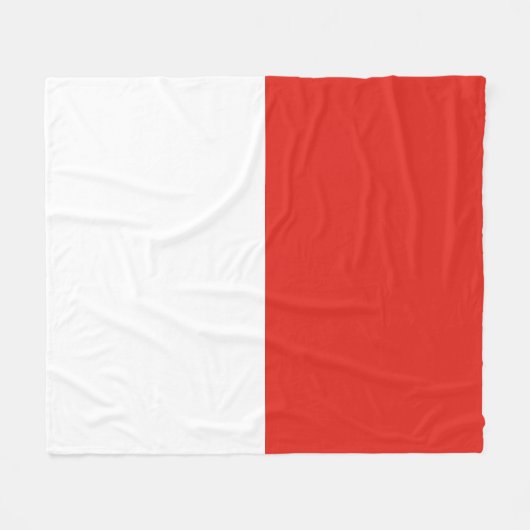 Indonesische vlag fleece deken (Voorkant (Horizontaal))