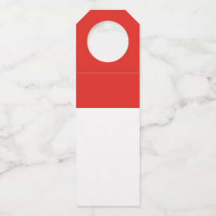 Indonesische vlag flessenhanger