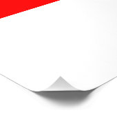 Indonesische vlag foto afdruk (Hoek)