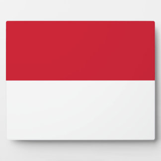 Indonesische vlag fotoplaat