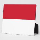 Indonesische vlag fotoplaat (Zijkant)