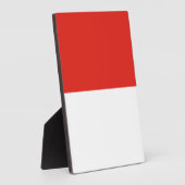 Indonesische vlag fotoplaat (Zijkant)