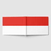 Indonesische vlag gastenboek (Volledig)
