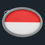 Indonesische vlag gesp<br><div class="desc">Patriottische vlag van Indonesië.</div>