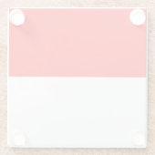 Indonesische vlag glazen onderzetter (Achterkant)