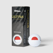 Indonesische vlag golfballen (Verpakking)