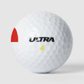 Indonesische vlag golfballen (Logo)