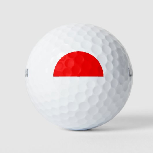 Indonesische vlag golfballen (Voorkant)