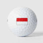Indonesische vlag golfballen (Voorkant)