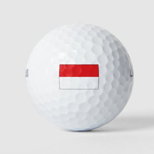 Indonesische vlag golfballen (Voorkant)