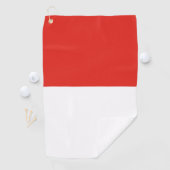 Indonesische vlag golfhanddoek (Insitu)