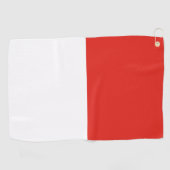 Indonesische vlag golfhanddoek (Horizontaal)
