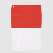 Indonesische vlag golfhanddoek (Voorkant)