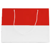 Indonesische vlag groot cadeauzakje (Voorkant)